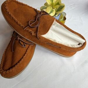 J Crew Moccasin Slippers Men’s 11 Sherpa